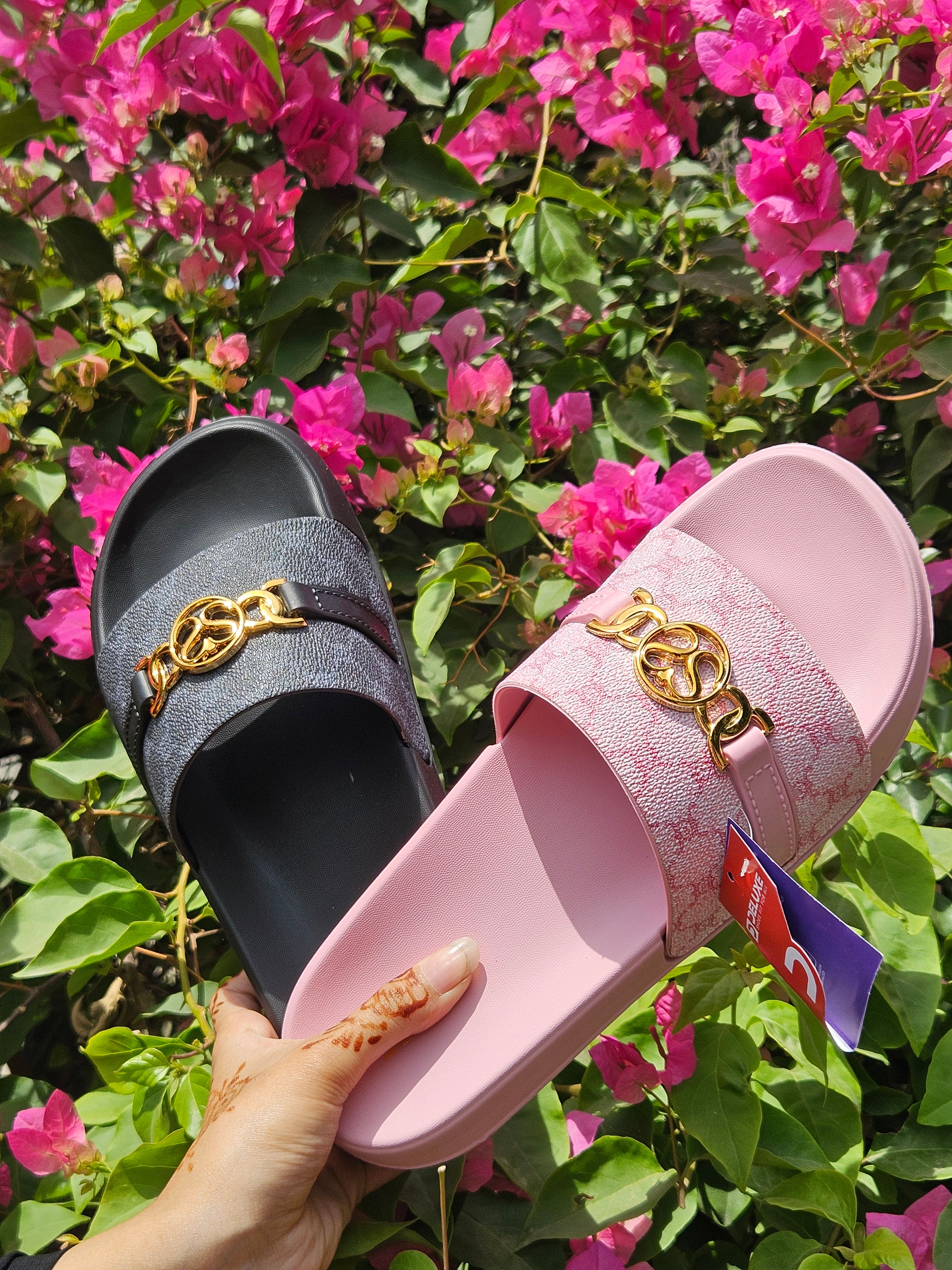 Flora Charm Slides by - Royal Steps
